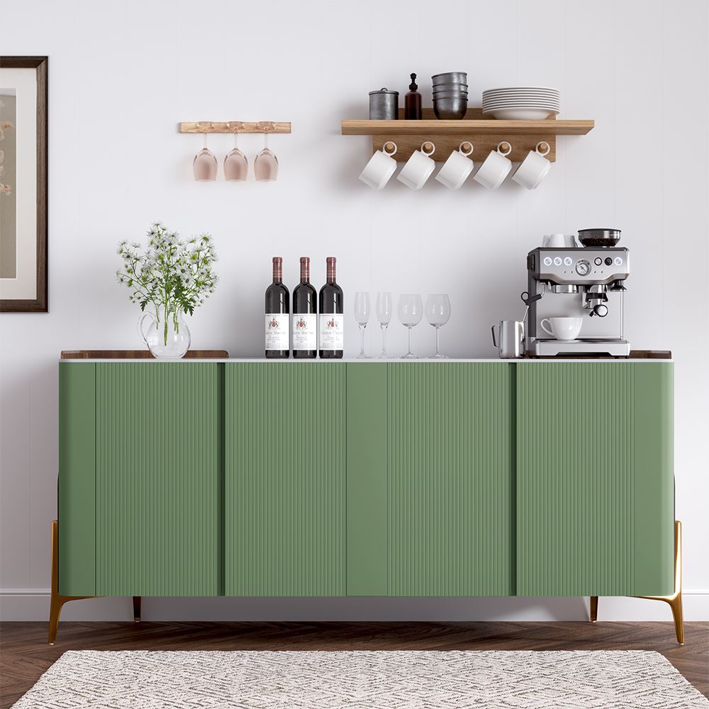 Solara Modern Storage Sideboard with Sintered Stone Top