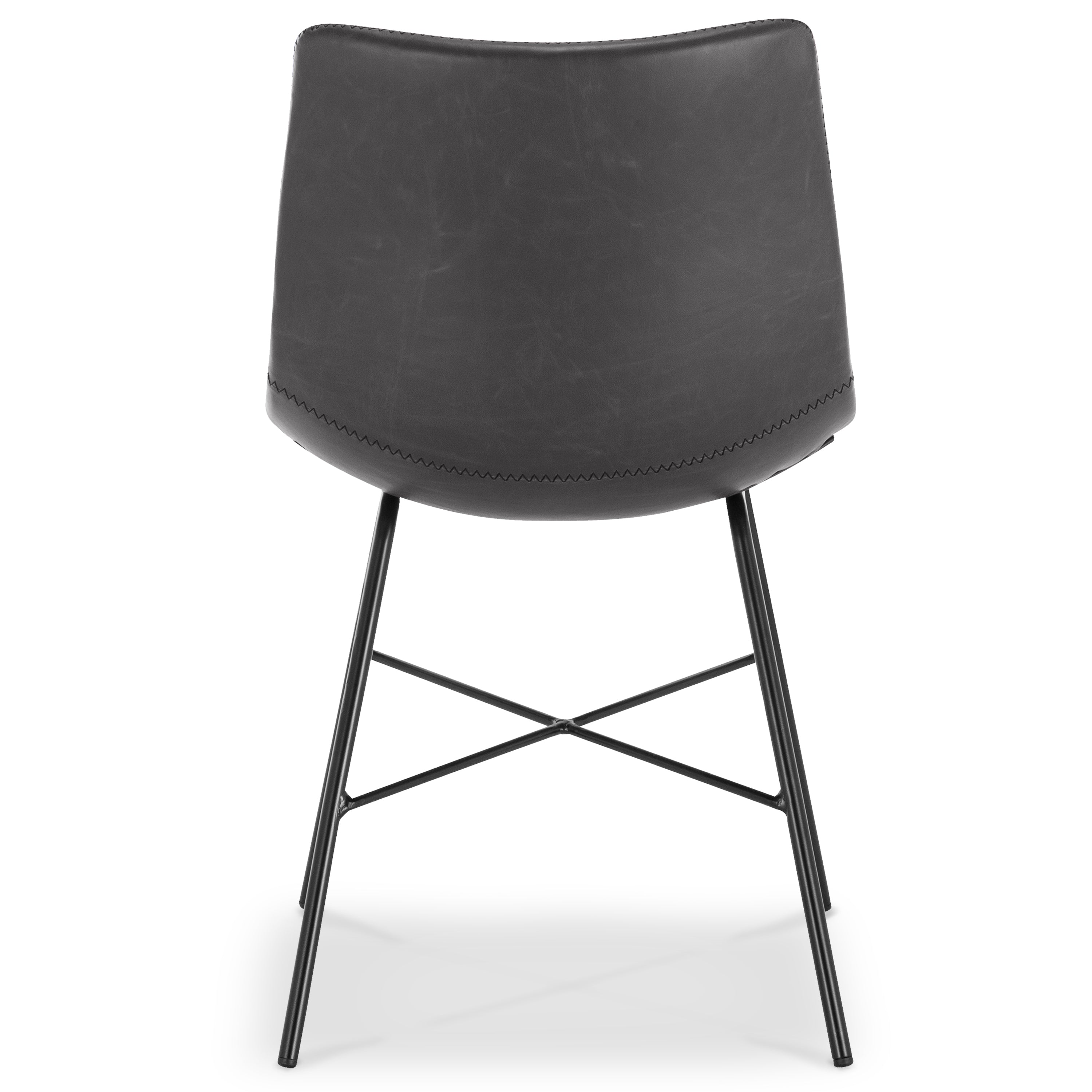 PAXLEY Vegan Leather Dining Chair Set of 2