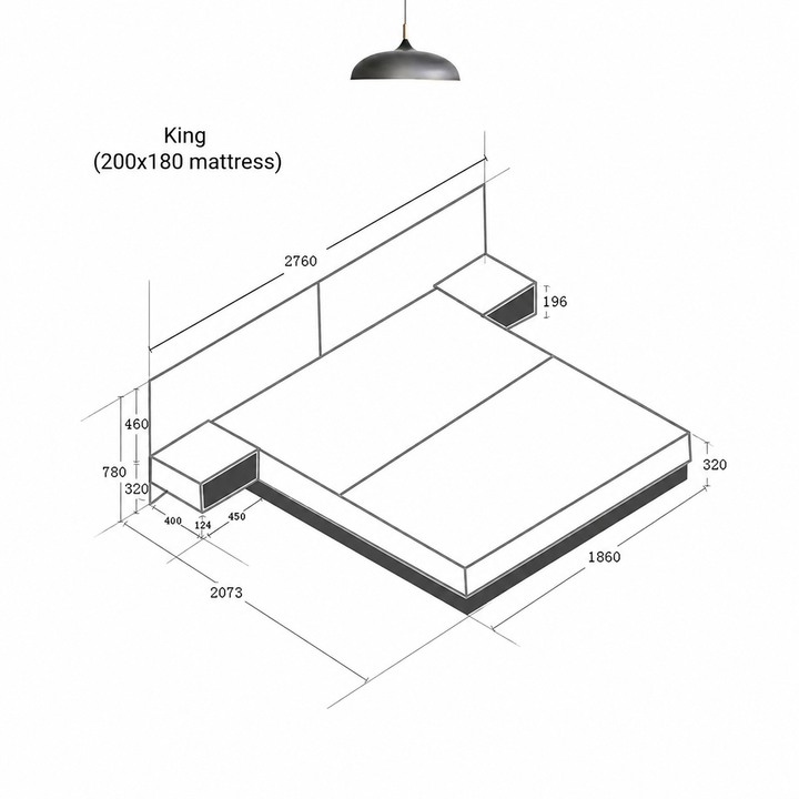 HAVEN Ridge Storage Bedframe