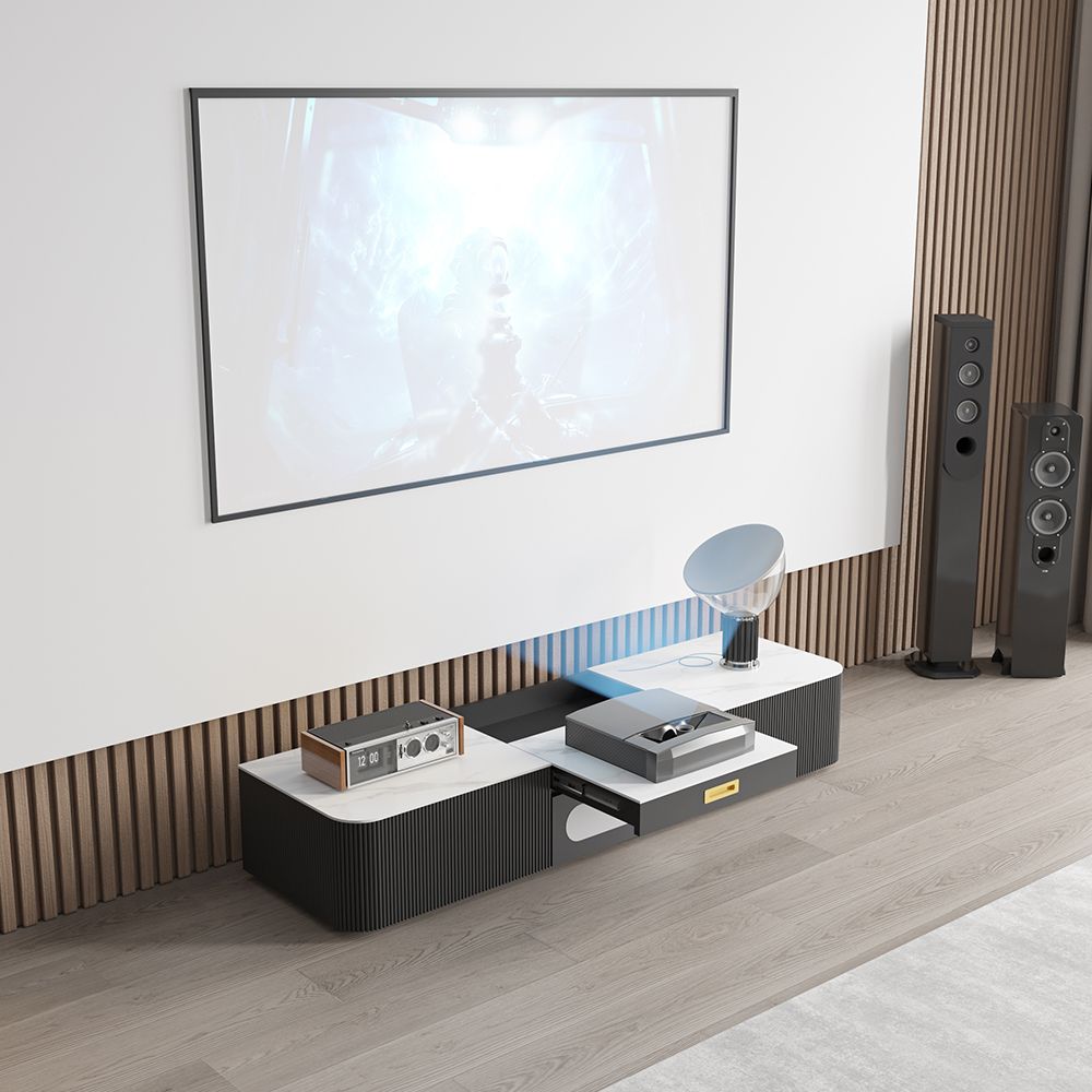 Helios Sintered Stone Projector Media Console