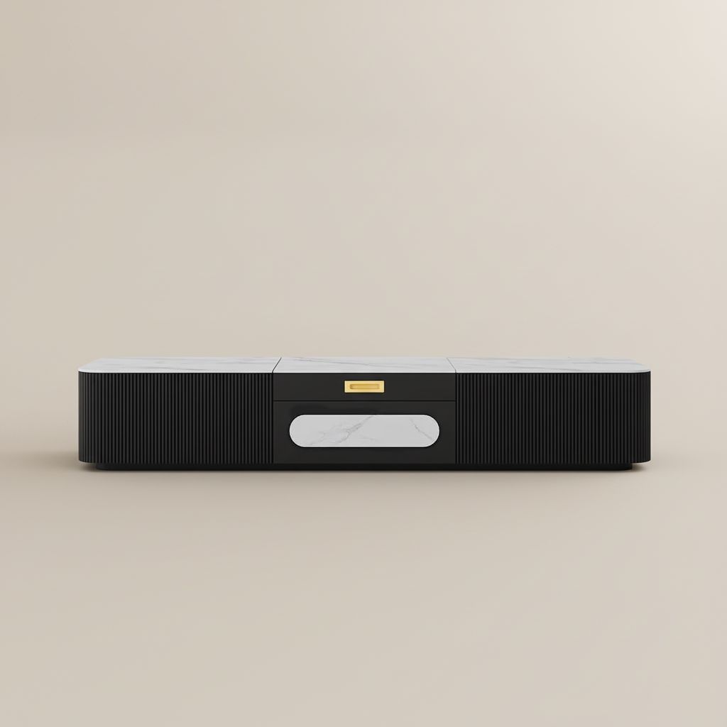 Helios Sintered Stone Projector Media Console