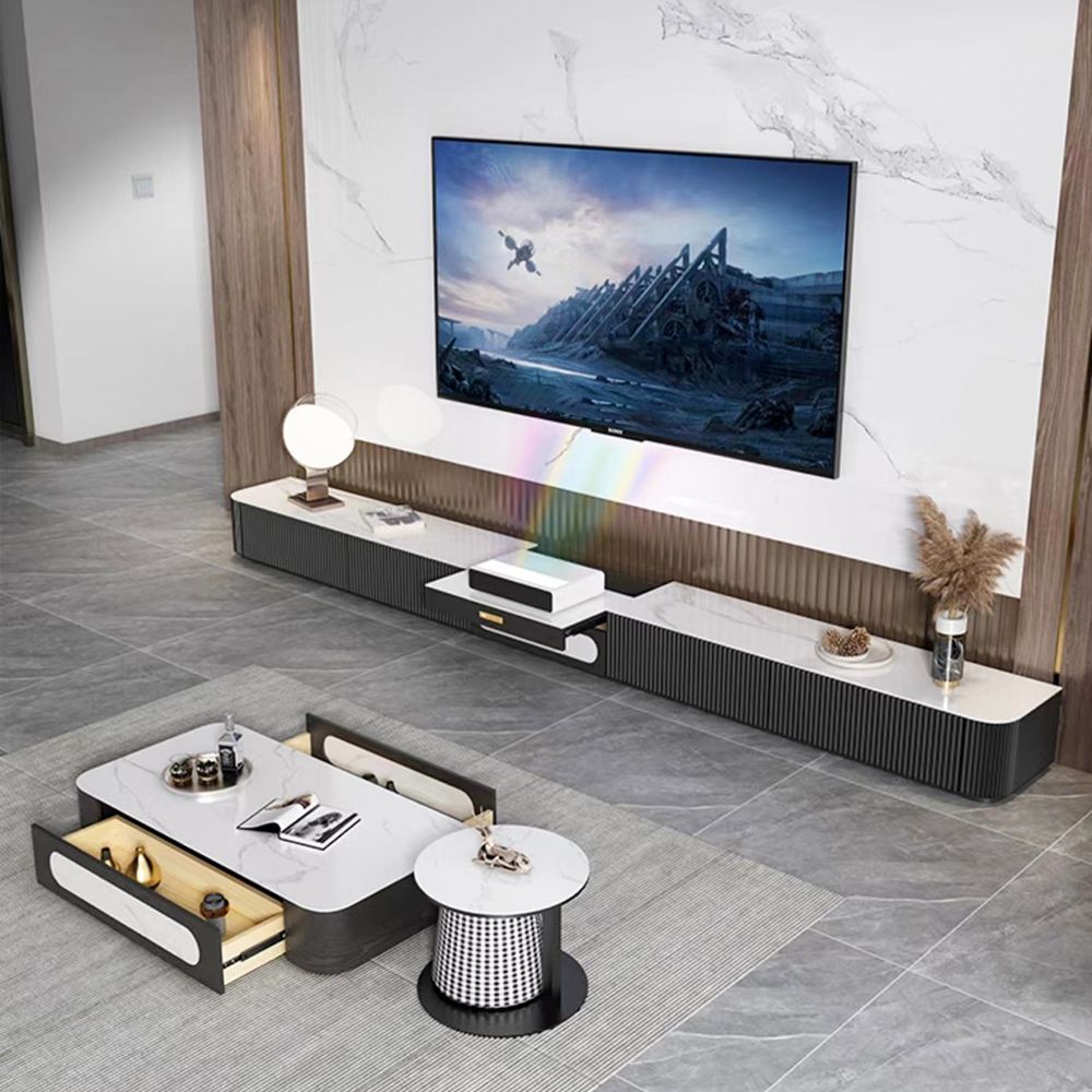 Helios Sintered Stone Projector Media Console