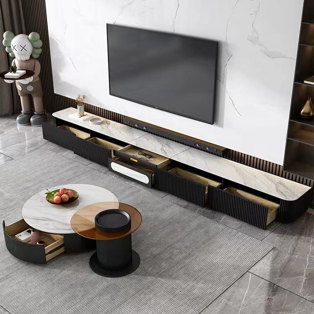 Helios Sintered Stone Projector Media Console