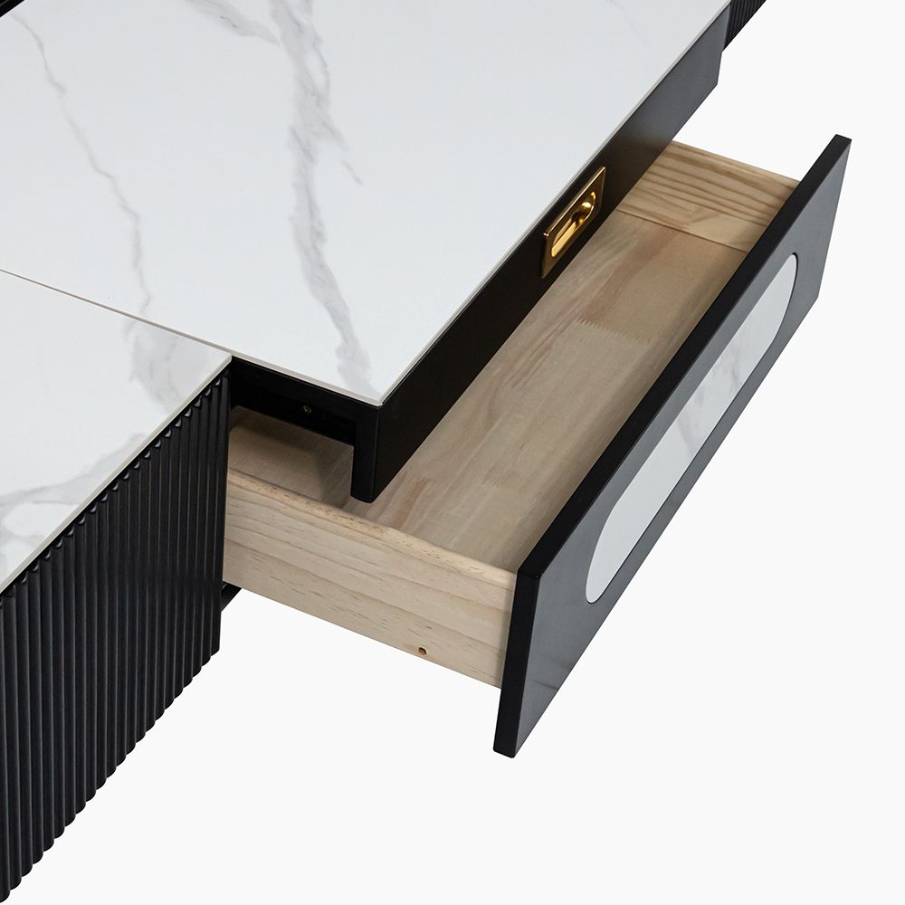 Helios Sintered Stone Projector Media Console