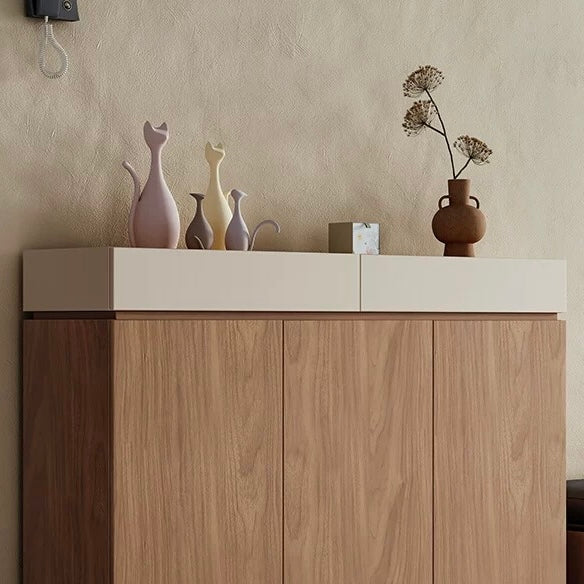 SLATO Modern Solid Wood Shoe Cabinet