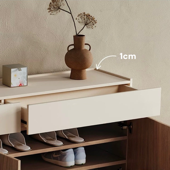SLATO Modern Solid Wood Shoe Cabinet
