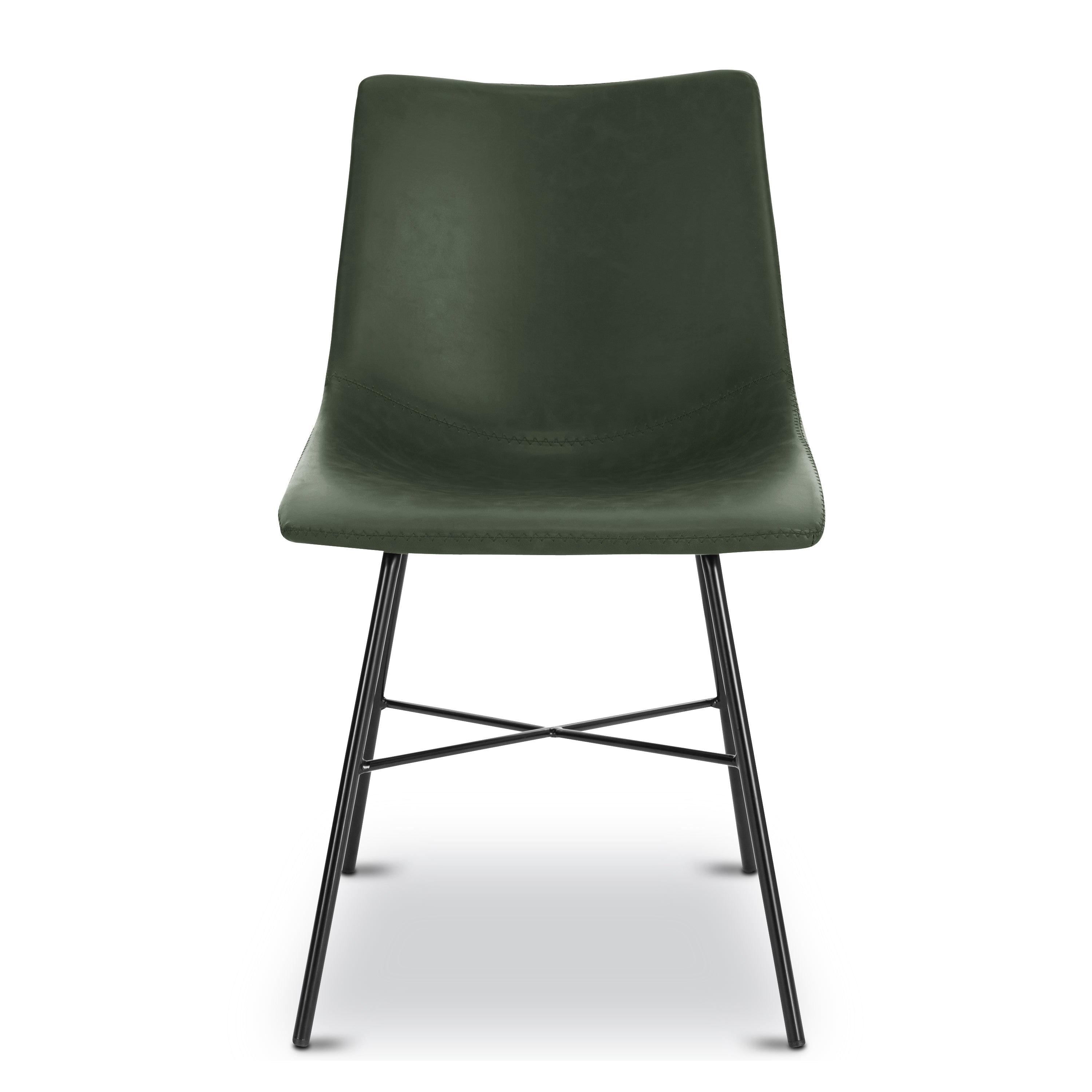 PAXLEY Vegan Leather Dining Chair Set of 2