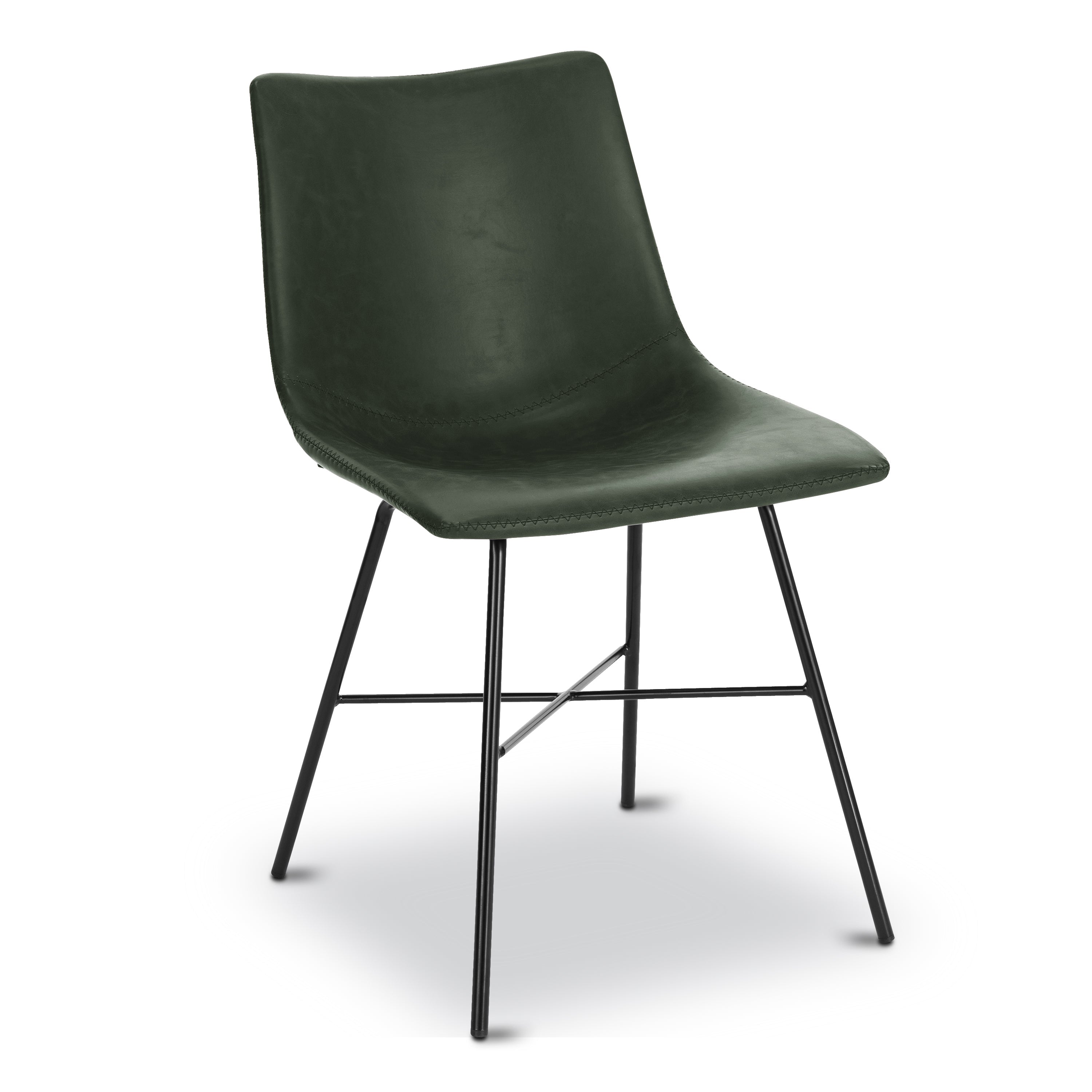 PAXLEY Vegan Leather Dining Chair Set of 2