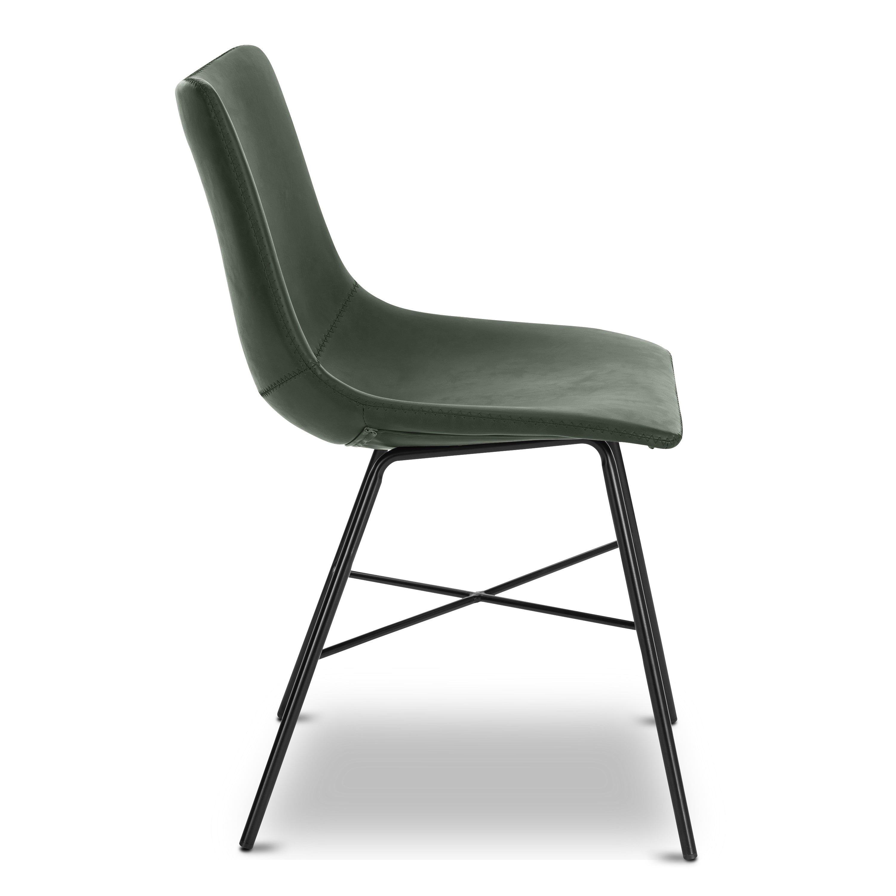PAXLEY Vegan Leather Dining Chair Set of 2