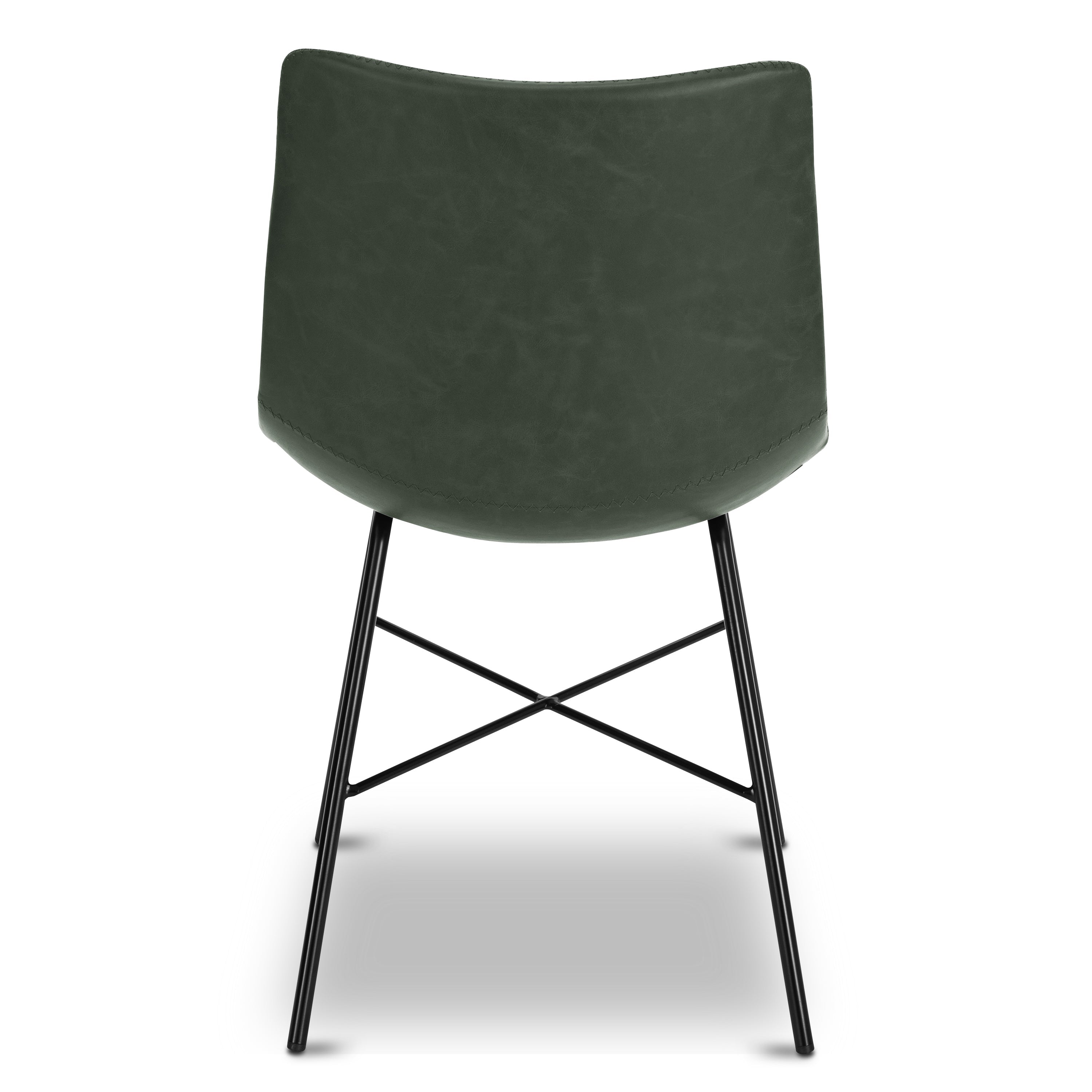 PAXLEY Vegan Leather Dining Chair Set of 2