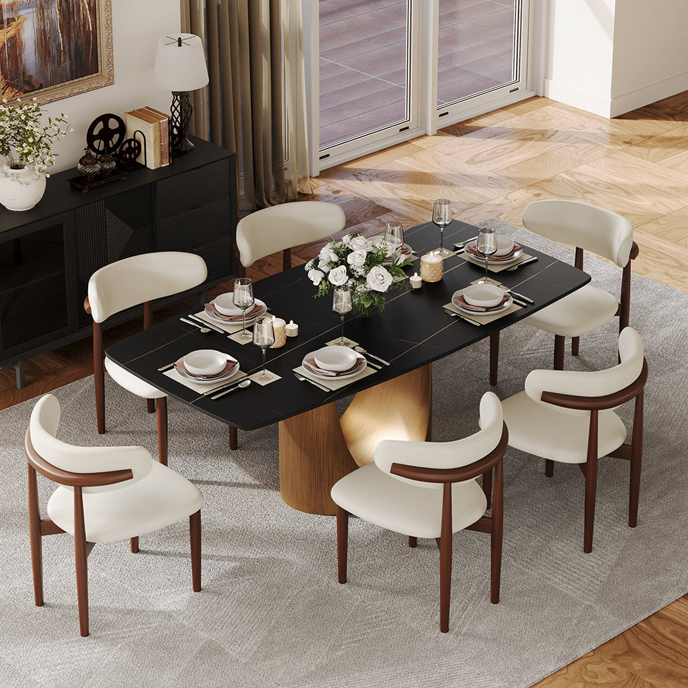 Aurelio Rectangular Sintered Stone Dining Table