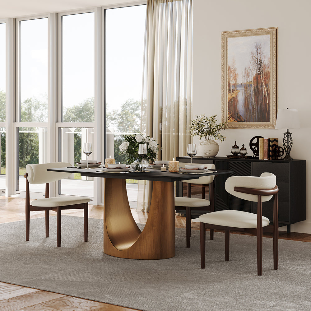 Aurelio Rectangular Sintered Stone Dining Table