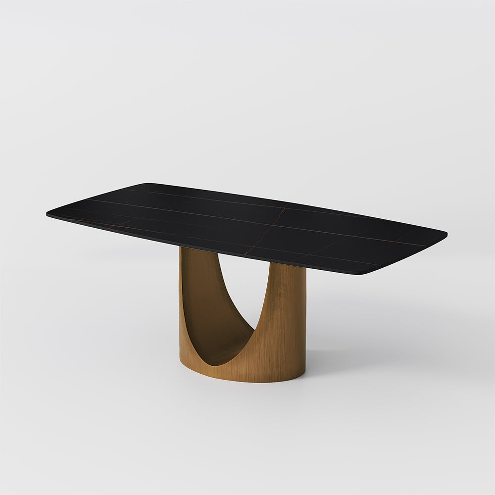 Aurelio Rectangular Sintered Stone Dining Table