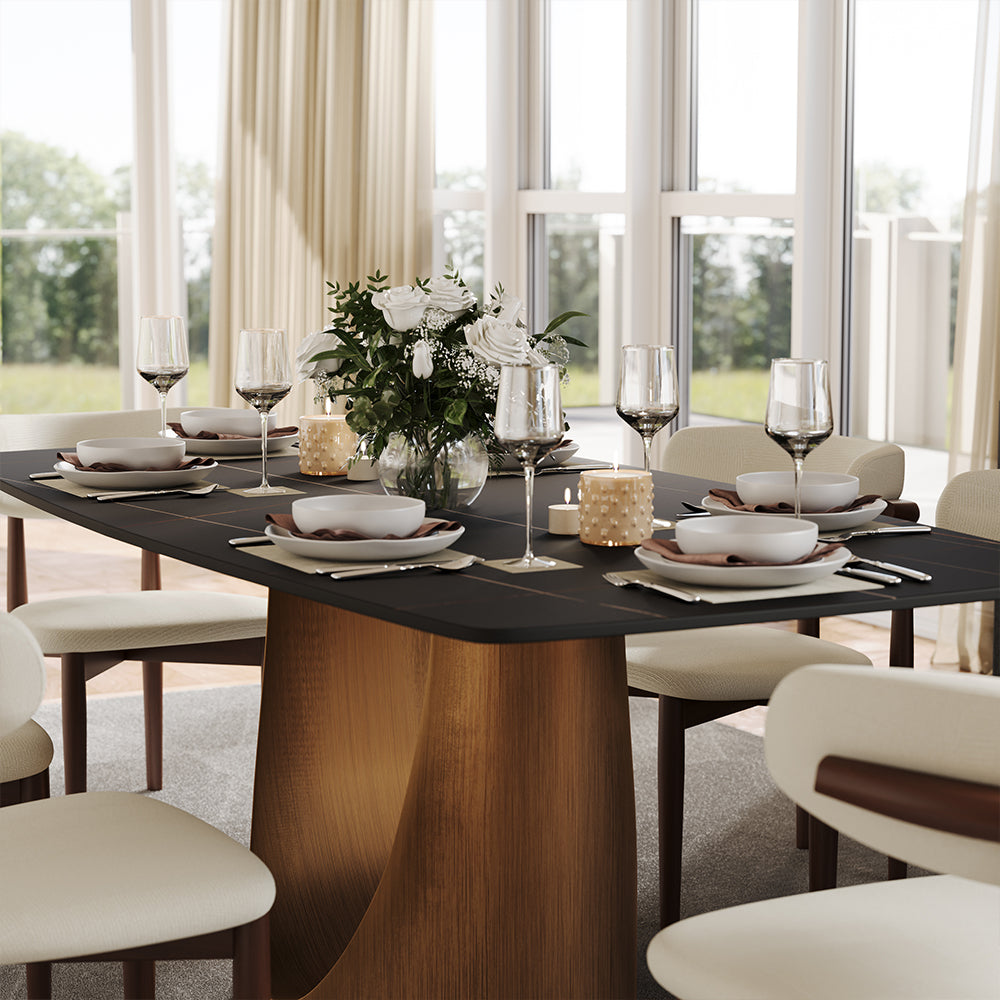 Aurelio Rectangular Sintered Stone Dining Table