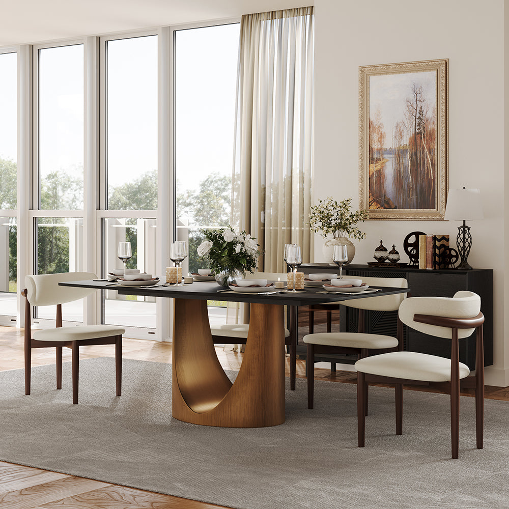 Aurelio Rectangular Sintered Stone Dining Table