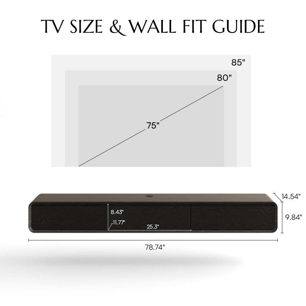 Merrin Minimalist Floating TV Stand