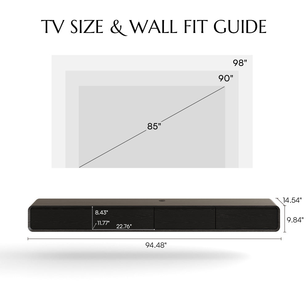 Merrin Minimalist Floating TV Stand