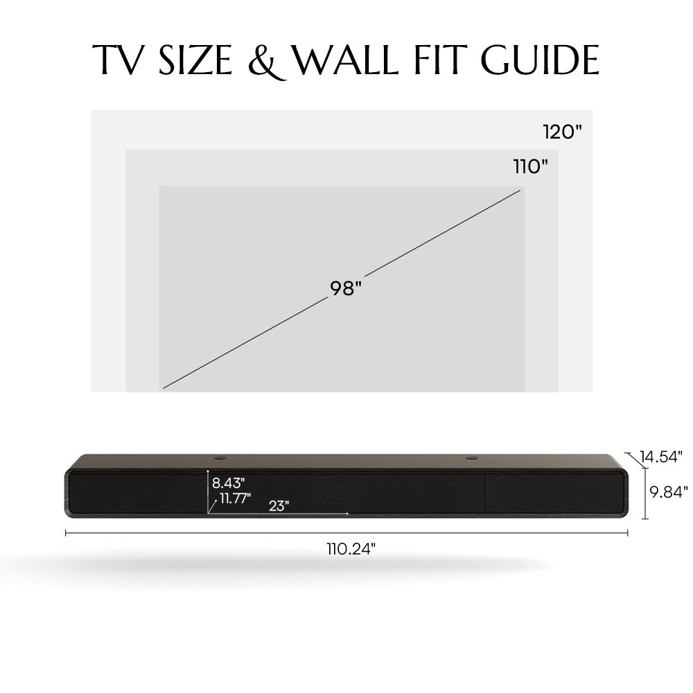 Merrin Minimalist Floating TV Stand