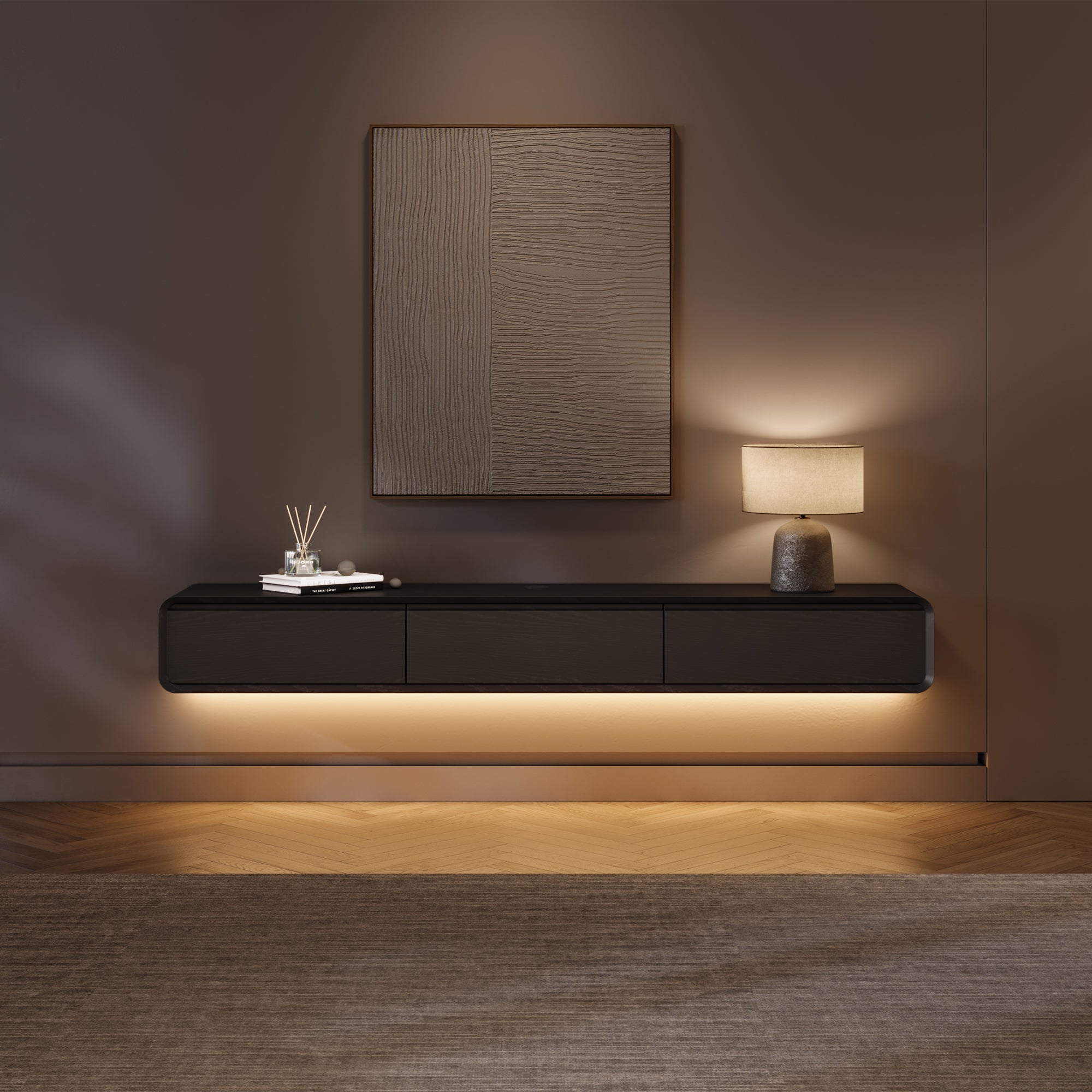 Merrin Minimalist Floating TV Stand