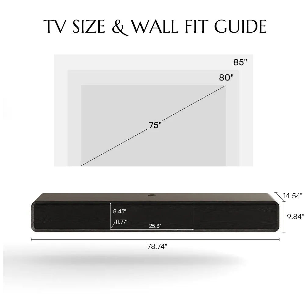 Merrin Minimalist Floating TV Stand