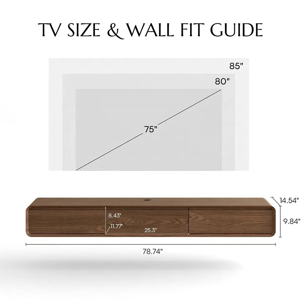 Merrin Minimalist Floating TV Stand