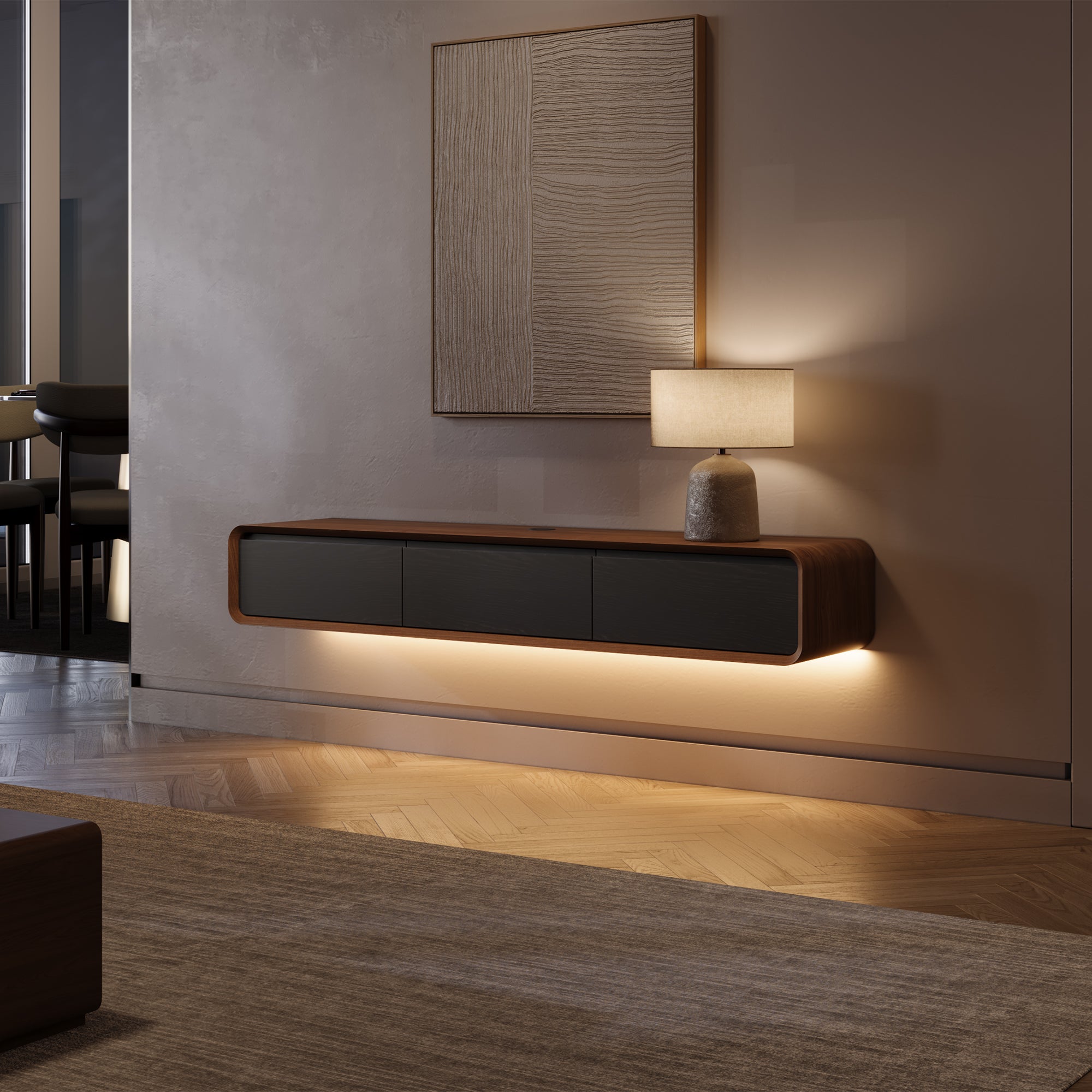 Merrin Minimalist Floating TV Stand