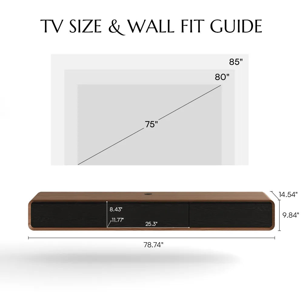 Merrin Minimalist Floating TV Stand