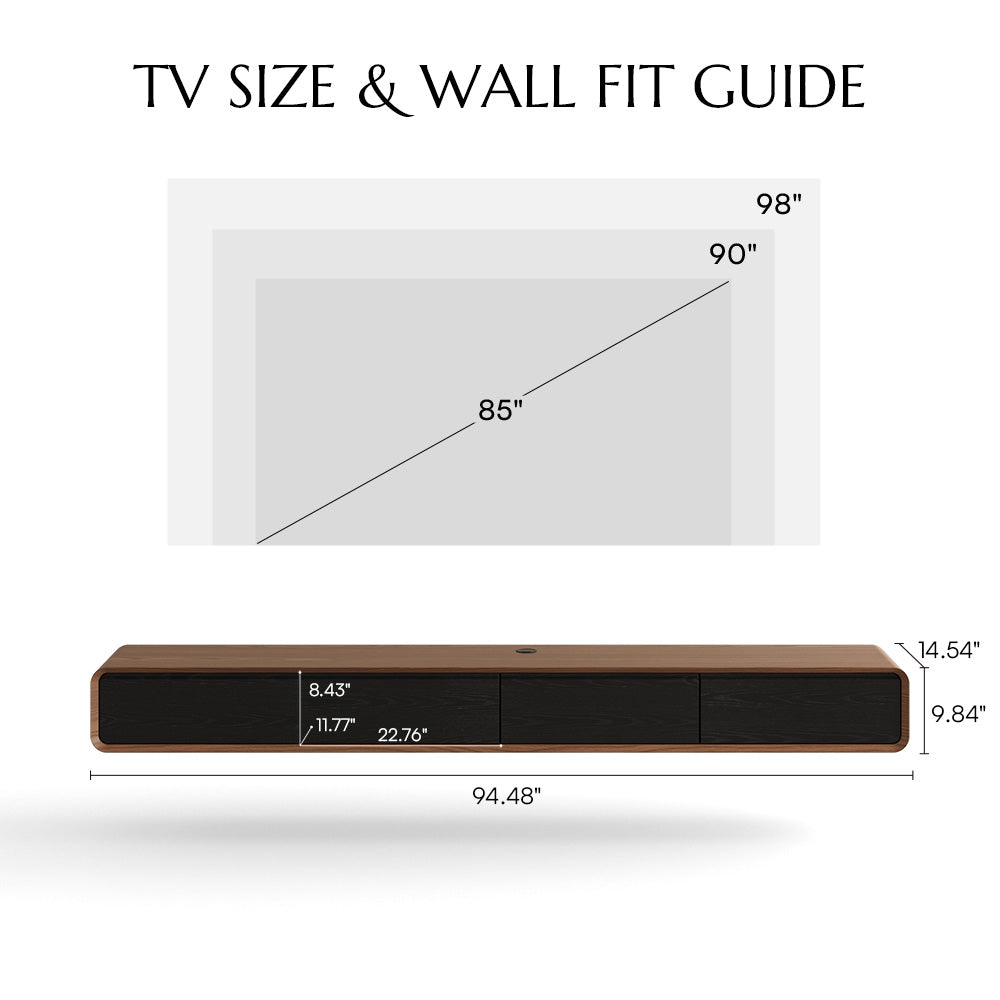 Merrin Minimalist Floating TV Stand