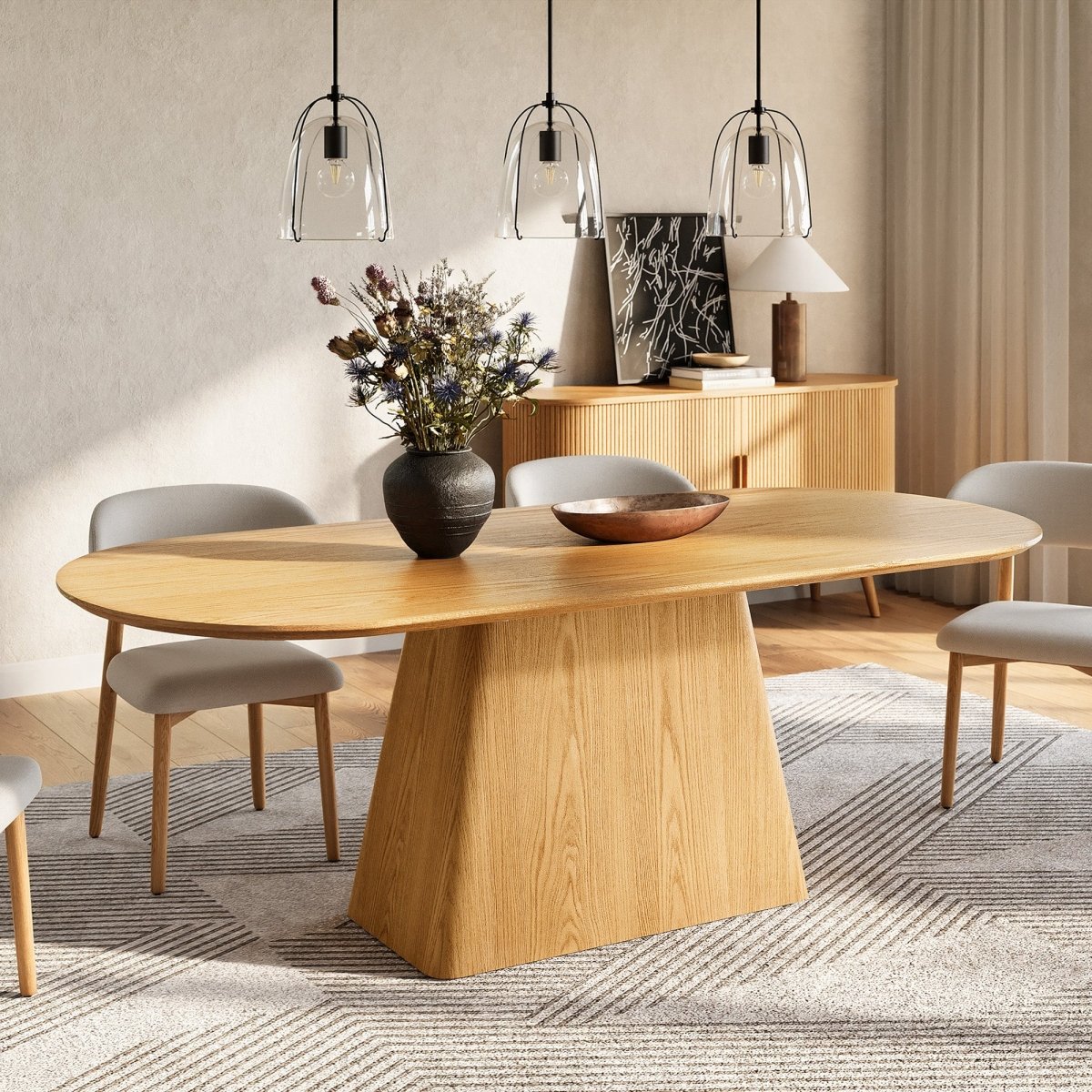 Aurelio Oval Dining Table - Exclusivia