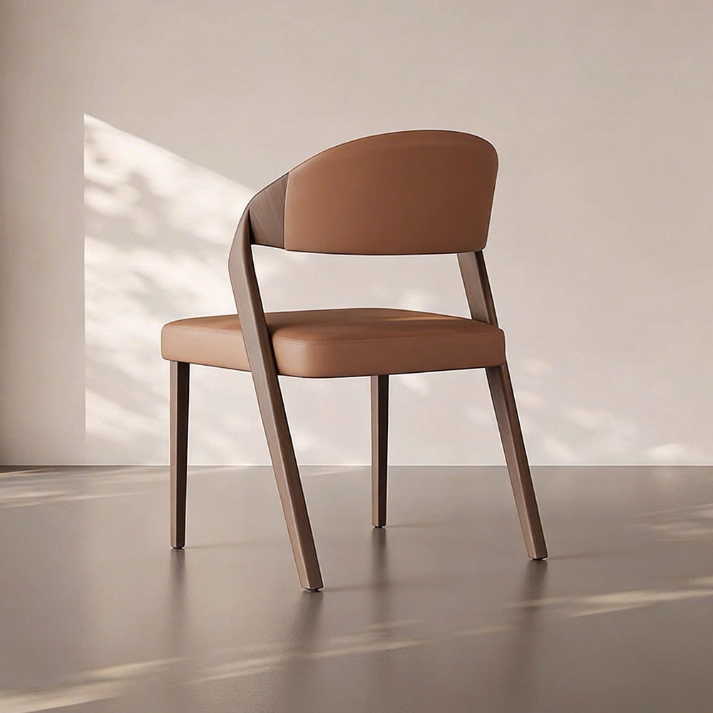 Corvin Minimalist Wood Chair (Set of 2)
