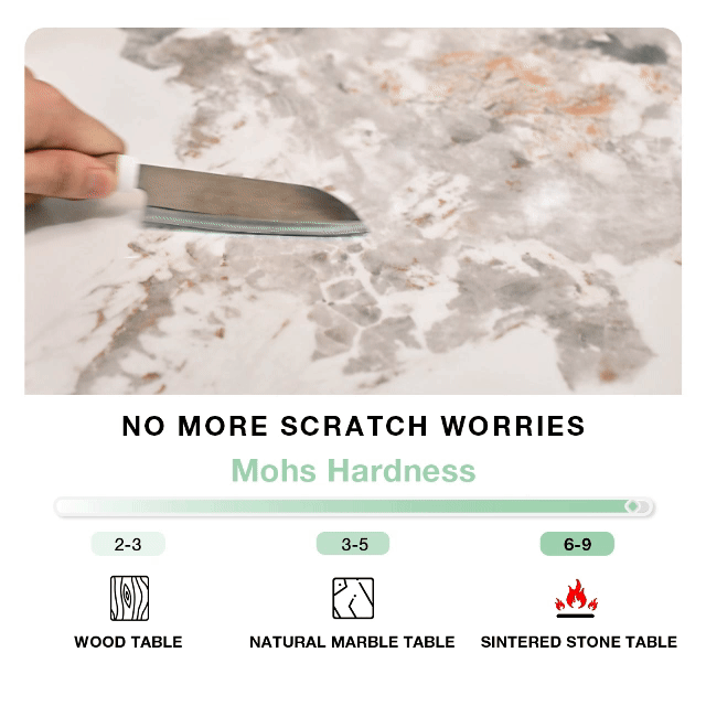 Aurelio Rectangular Sintered Stone Dining Table