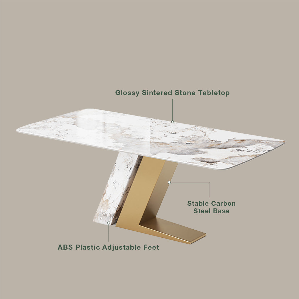 Regalia Sintered Stone Dining Table