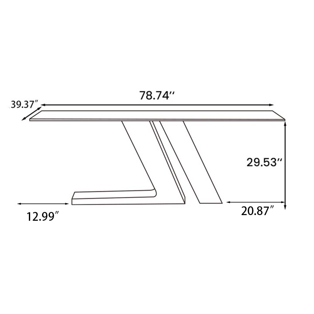 Regalia Sintered Stone Dining Table
