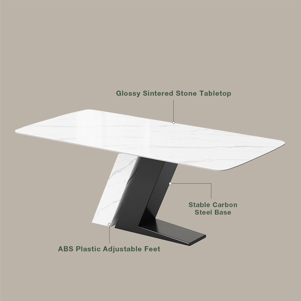 Regalia Sintered Stone Dining Table