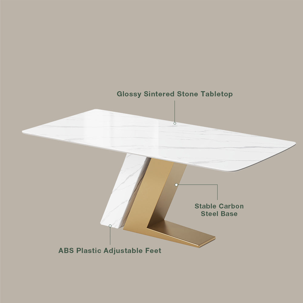 Regalia Sintered Stone Dining Table