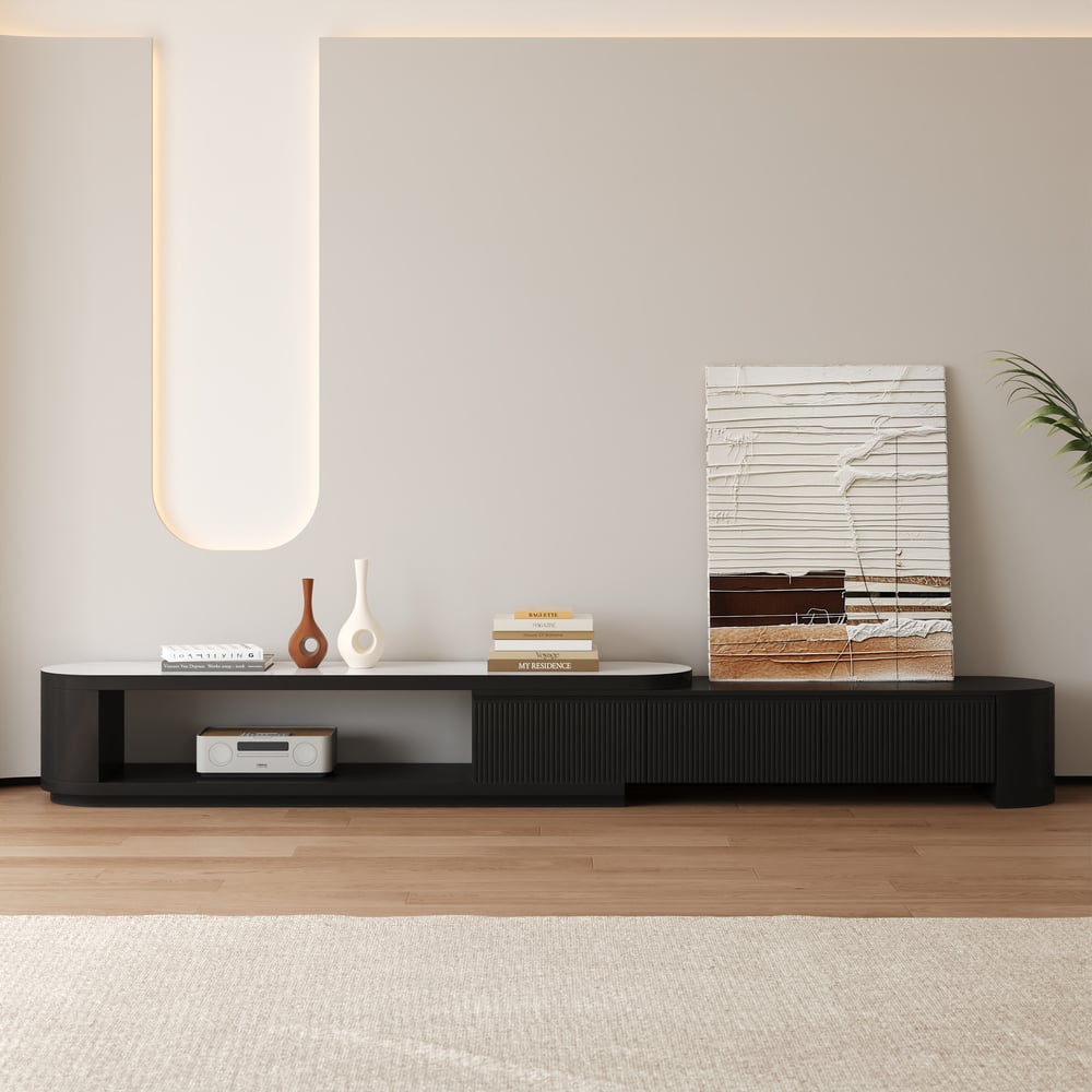 Nova Stone-Top Modular TV Console