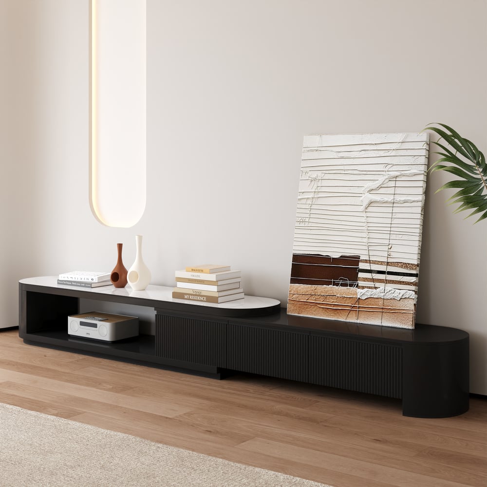 Nova Stone-Top Modular TV Console