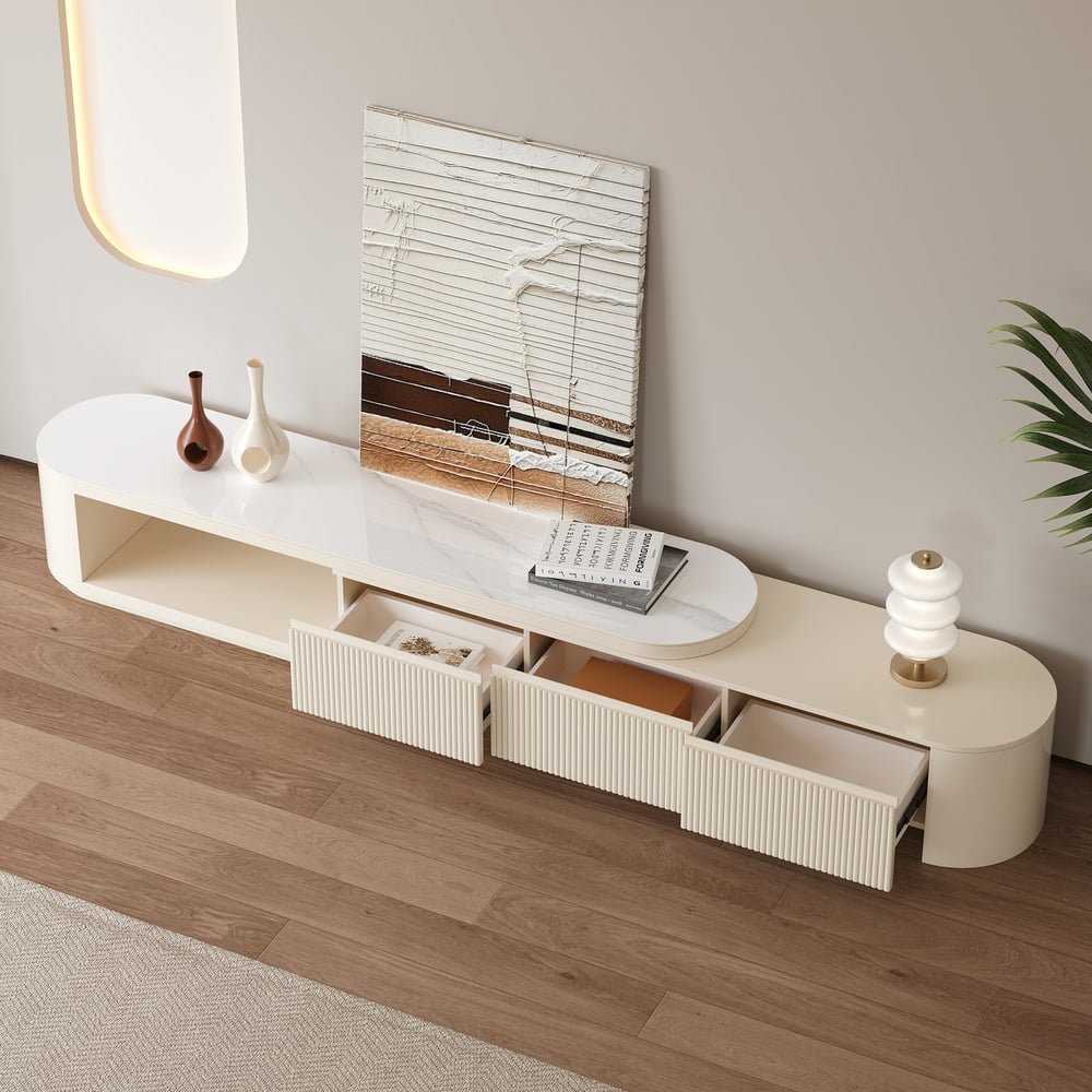 Nova Stone-Top Modular TV Console