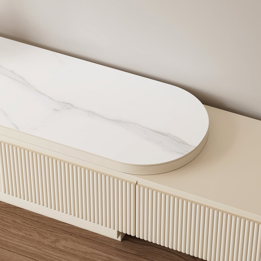 Nova Stone-Top Modular TV Console