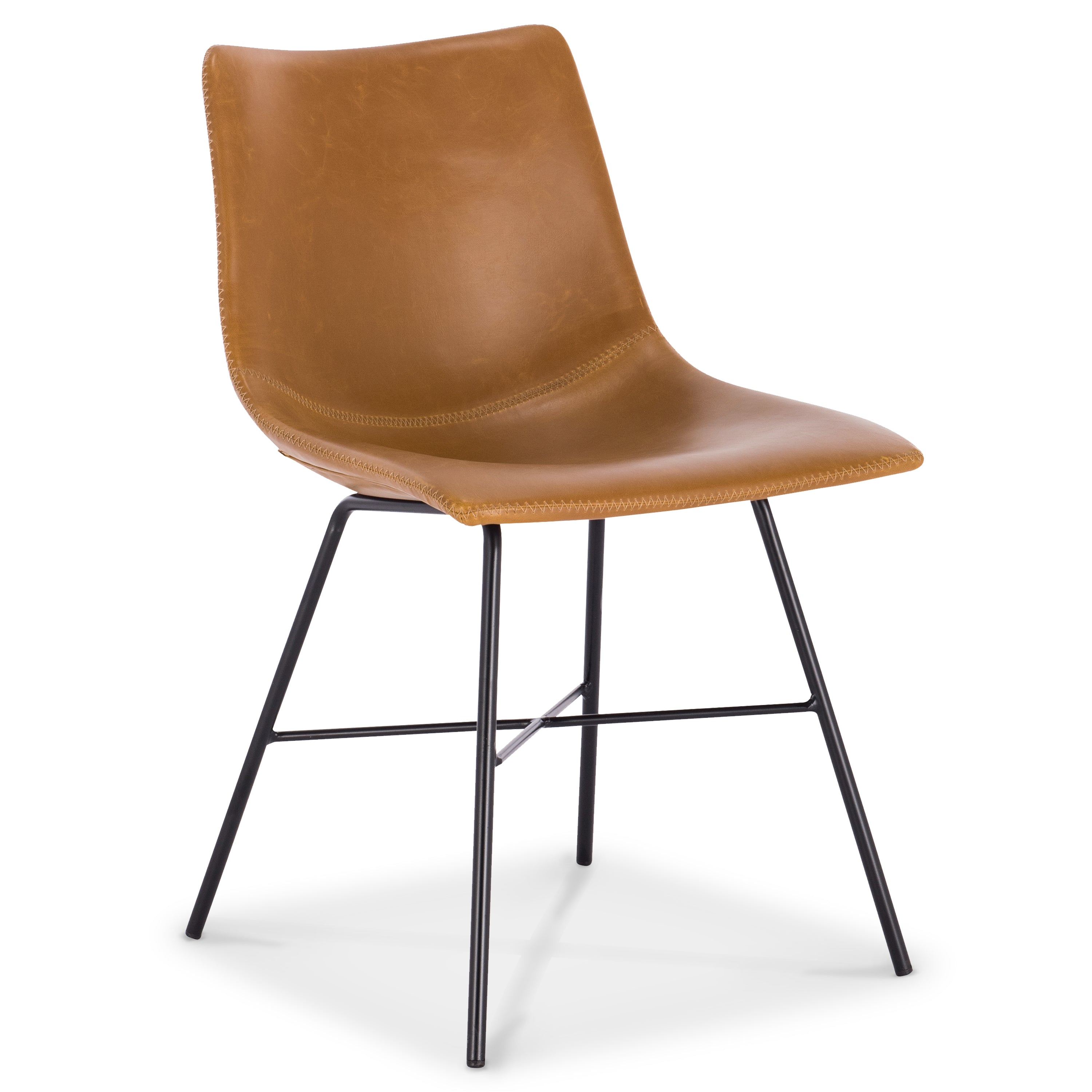 PAXLEY Vegan Leather Dining Chair Set of 2