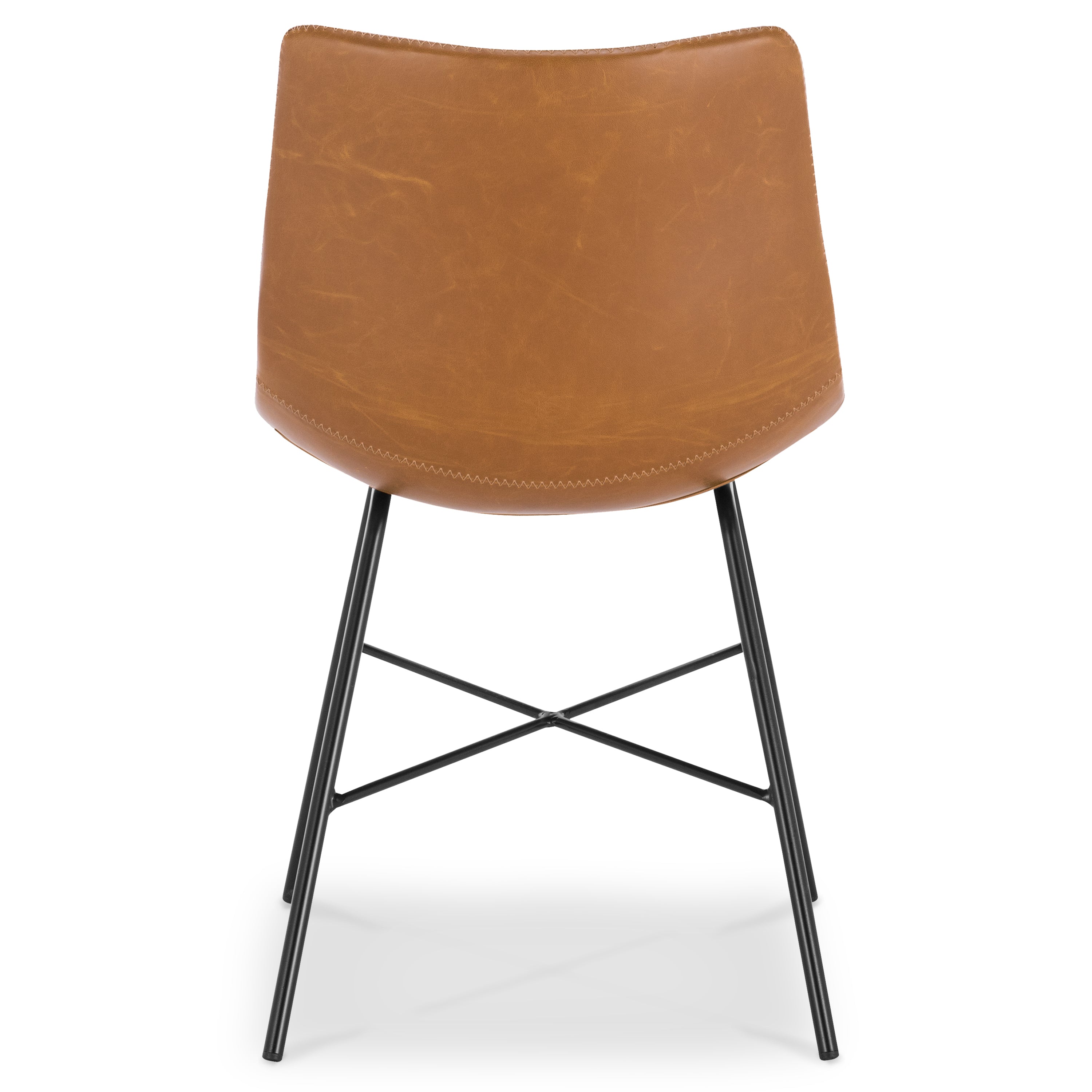 PAXLEY Vegan Leather Dining Chair Set of 2