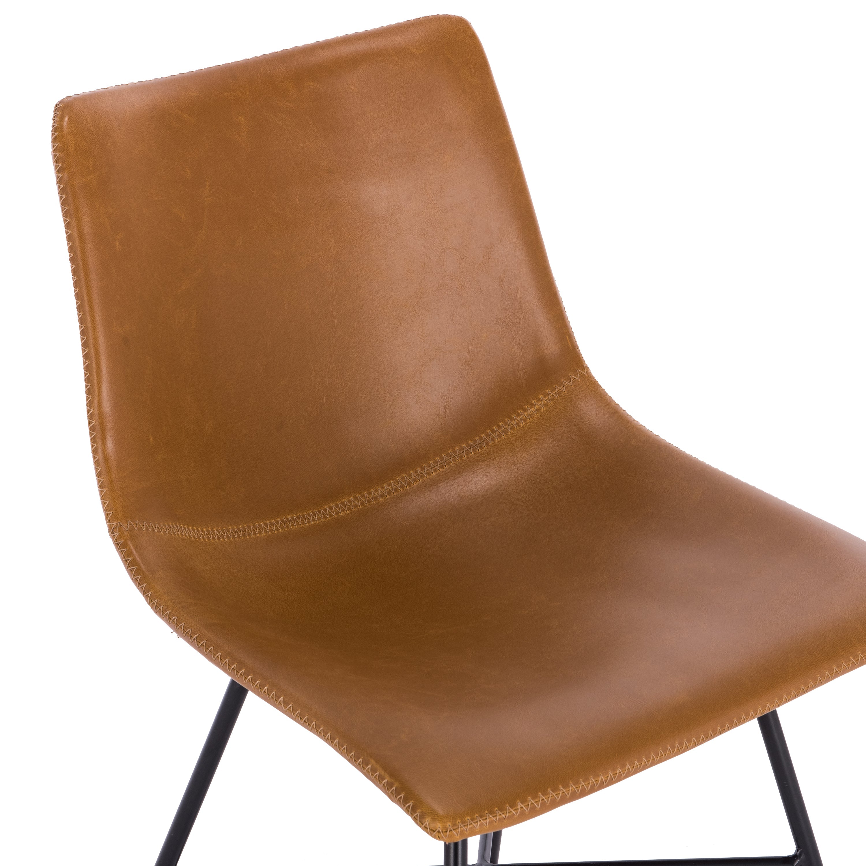 PAXLEY Vegan Leather Dining Chair Set of 2