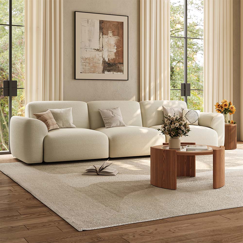 Solara Round Matte Coffee Table