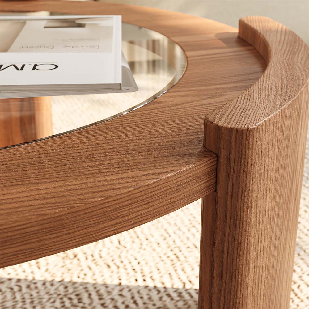 Solara Round Matte Coffee Table