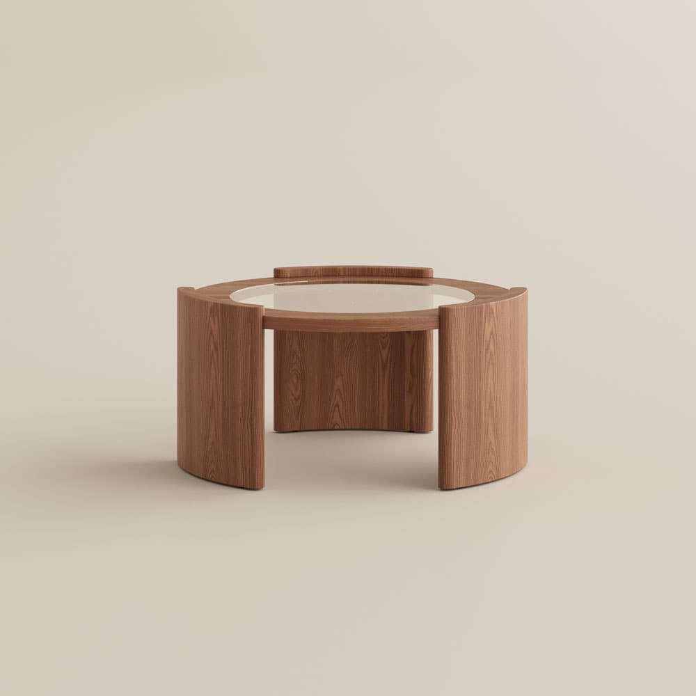 Solara Round Matte Coffee Table