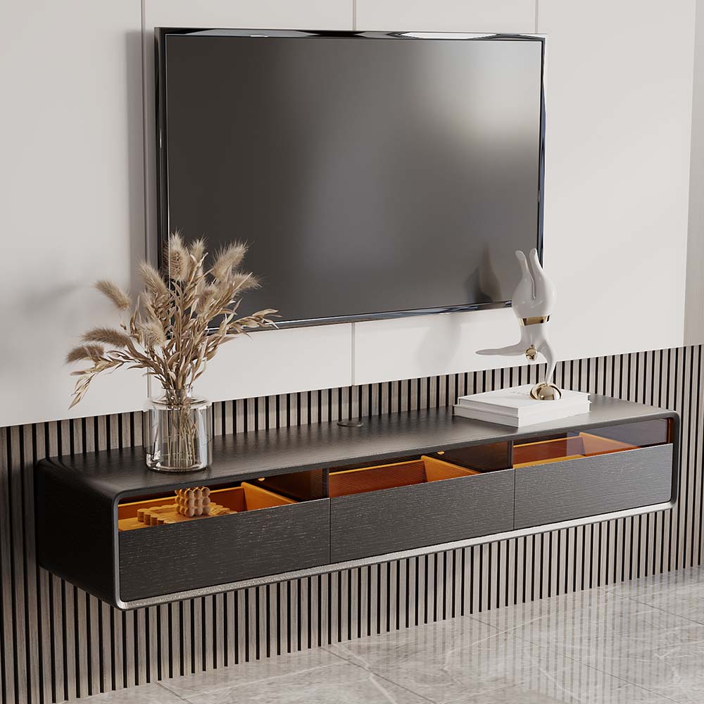 Veylan Floating LED Media Console