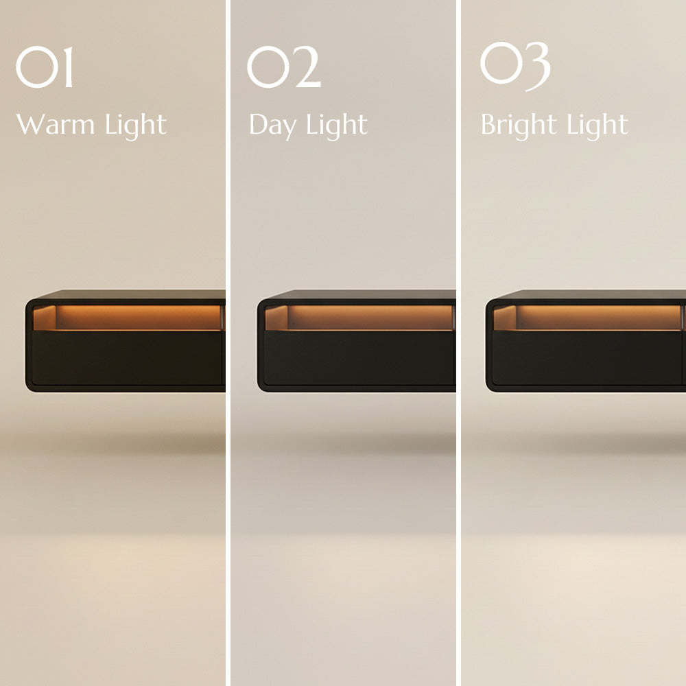 Veylan Floating LED Media Console