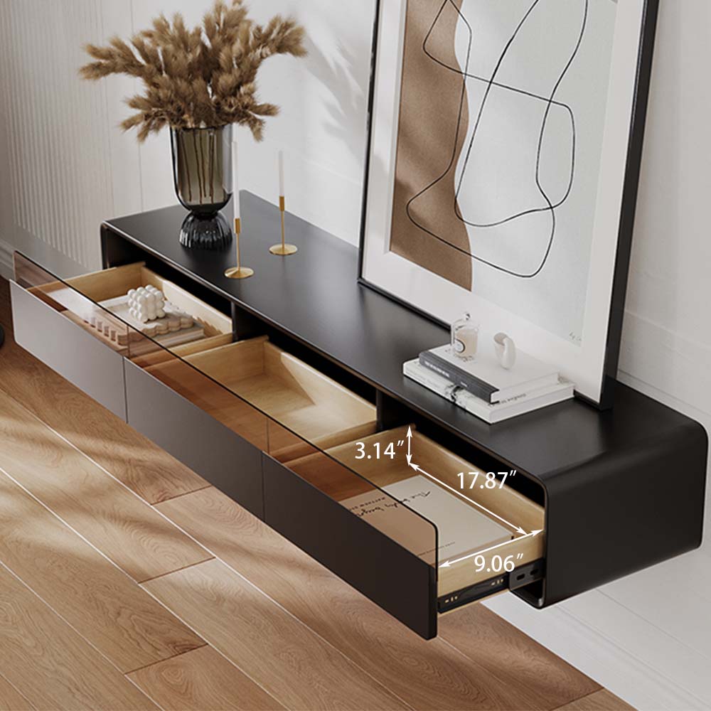 Veylan Floating LED Media Console