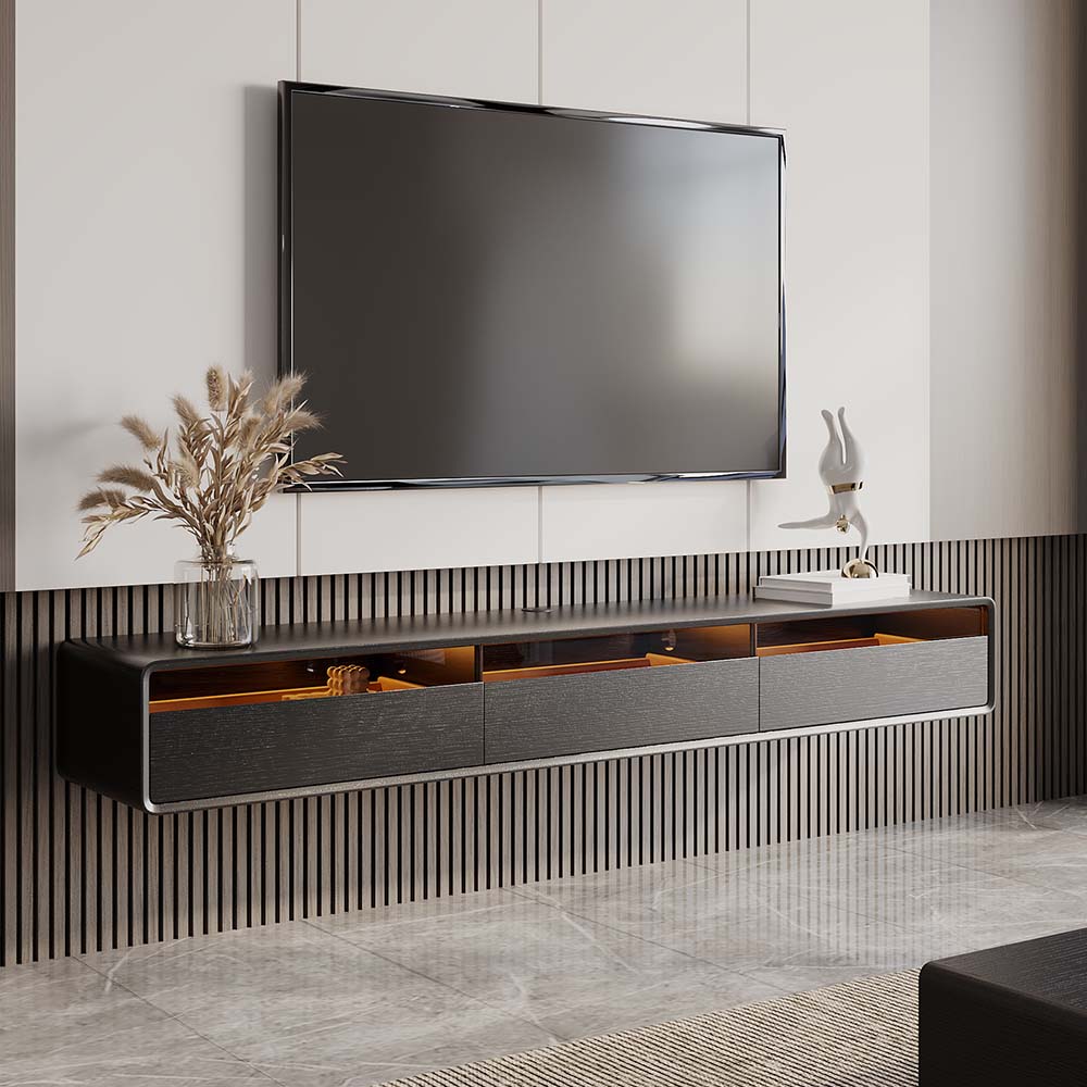 Veylan Floating LED Media Console