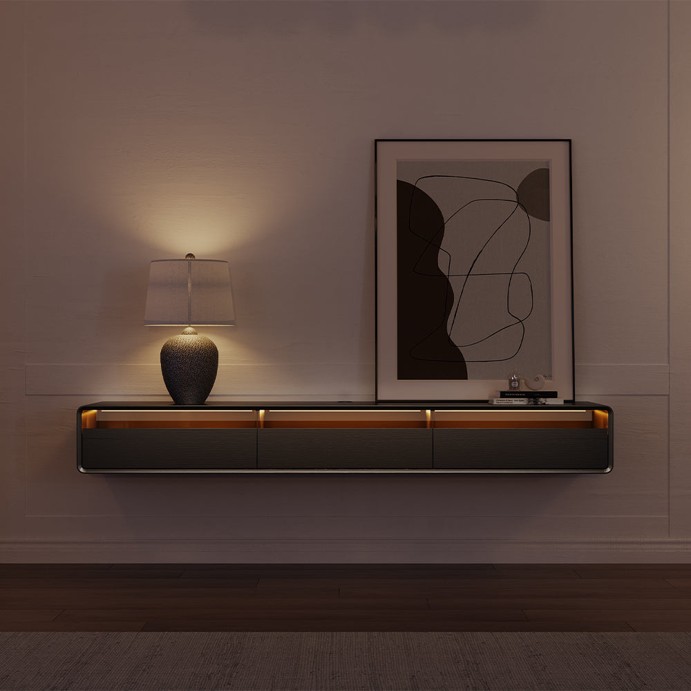 Veylan Floating LED Media Console